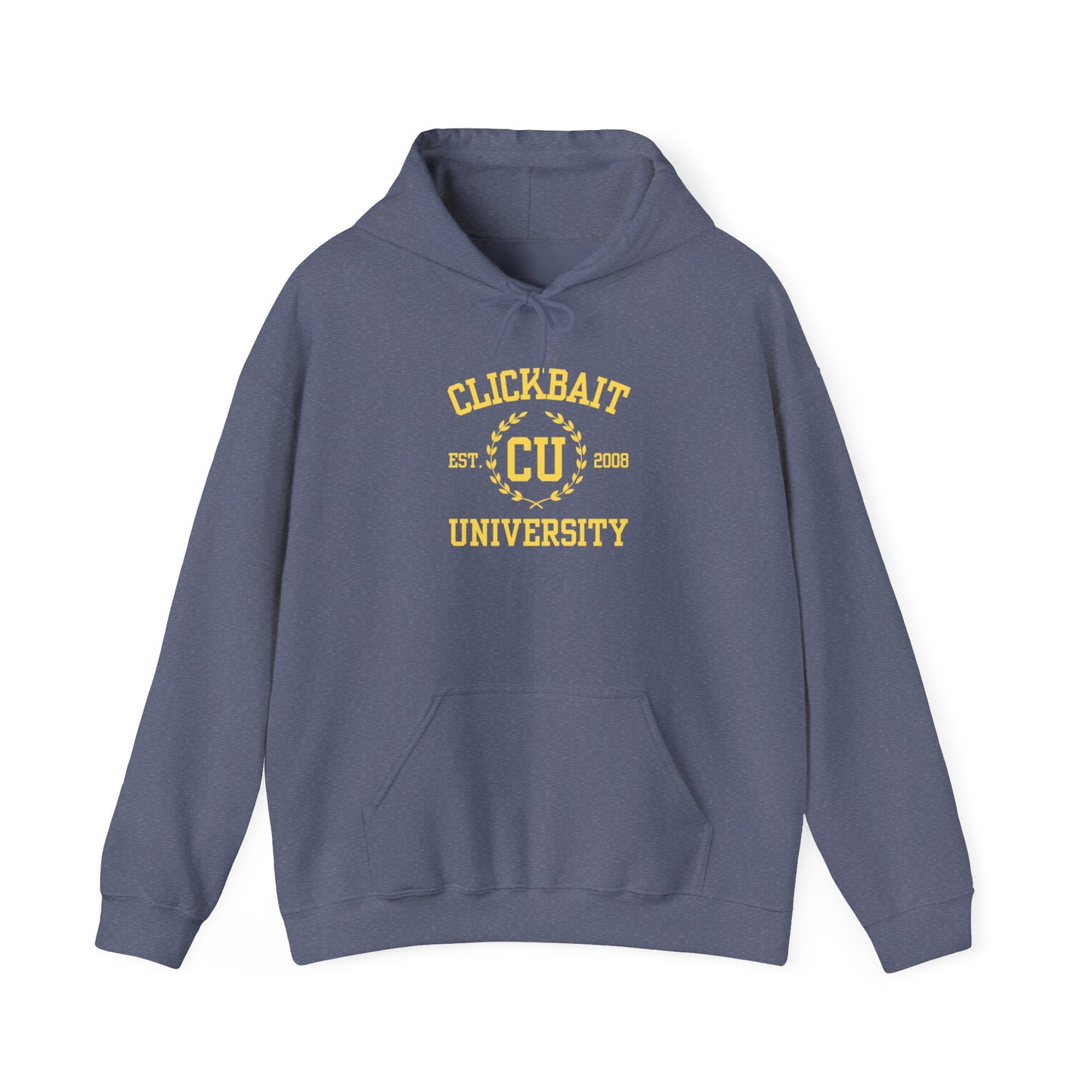 Clickbait University Hoodie - Cozy Unisex Heavy Blend Sweatshirt for Students